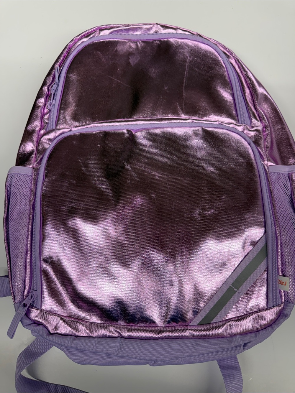NEW Metallic Pink Backpack Cat and Jack